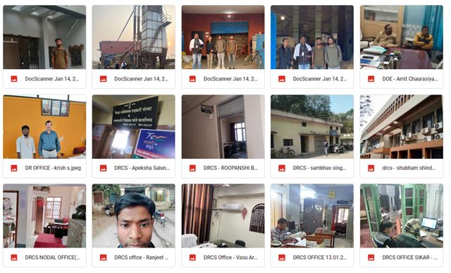 Contact sheet 9: photographs, joining letters and ID documents sent in by Ministry of Cooperation interns and their nodal officers